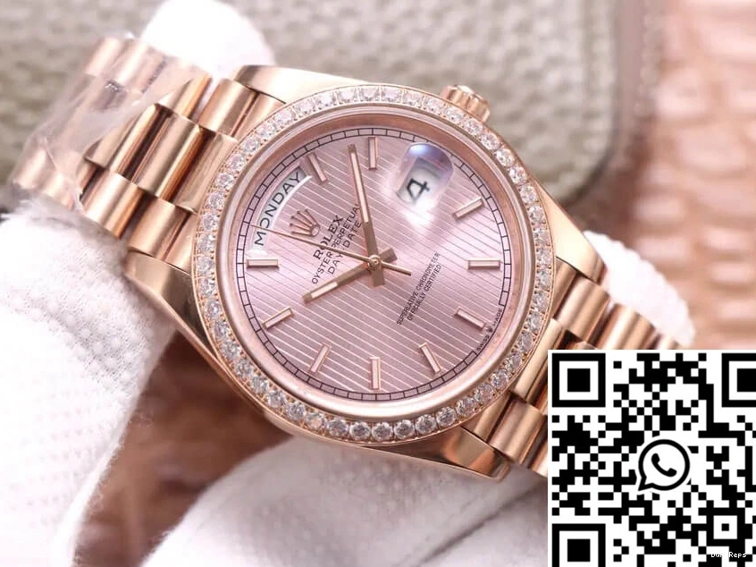 Factory Rose M228345RBR-0010 EW Rolex Gold Day Date 0426